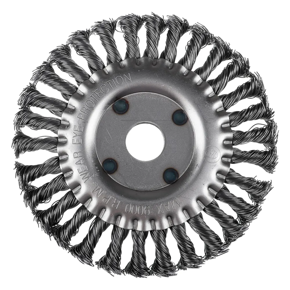 картинка ЕРМАК Щетка металл. для УШМ150мм/22мм, крученая, дисковая от магазина Одежда+