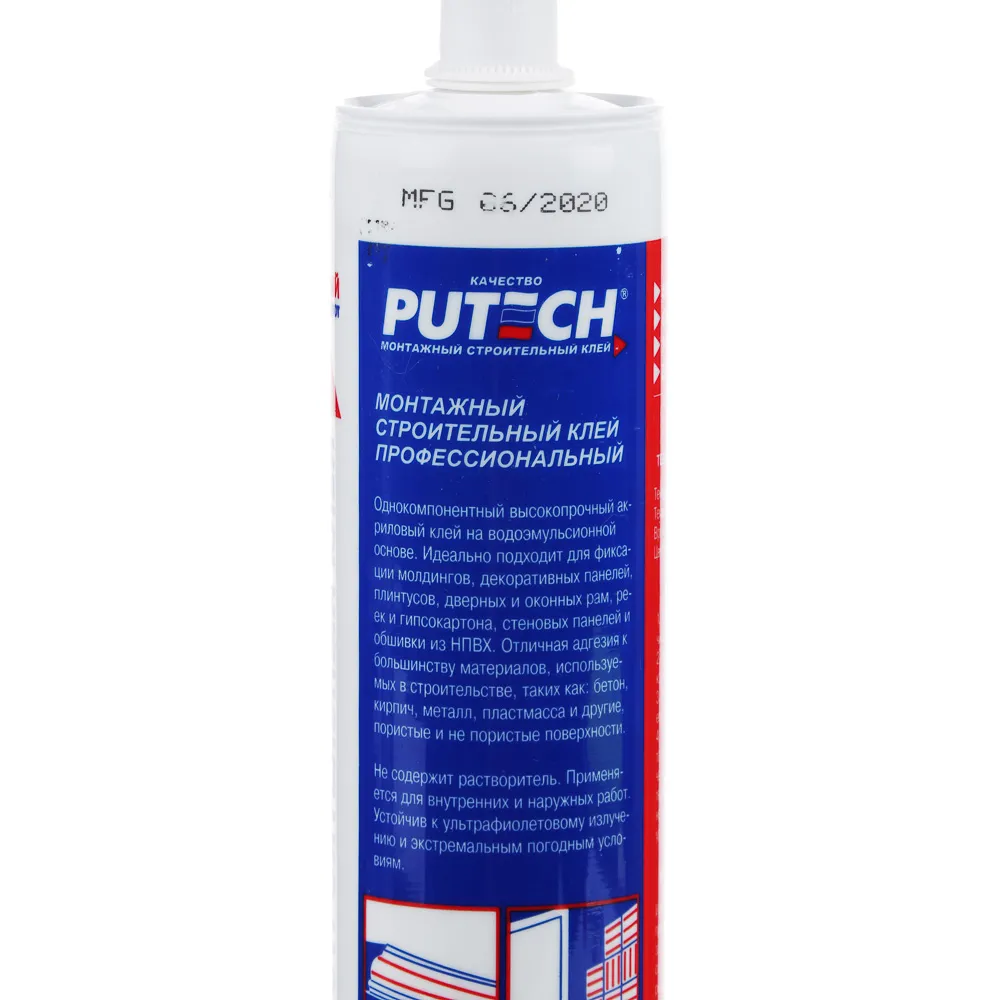 картинка Клей монтажный - жидкие гвозди PUTECH, строительный, универсальный, 300мл, от магазина Одежда+