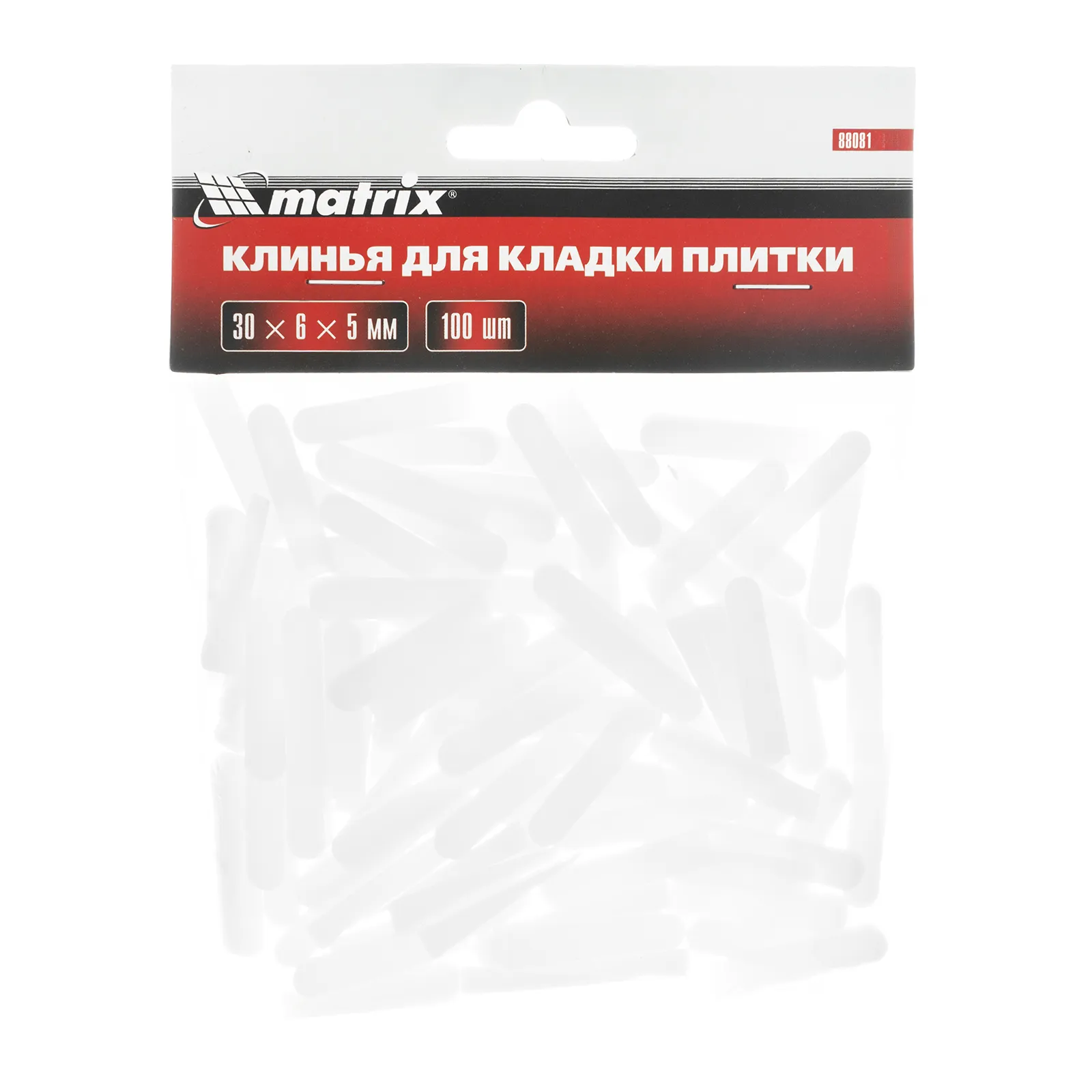 картинка Клинья, 30 х 6 х 5мм, для кладки плитки, 100 шт Matrix от магазина Одежда+