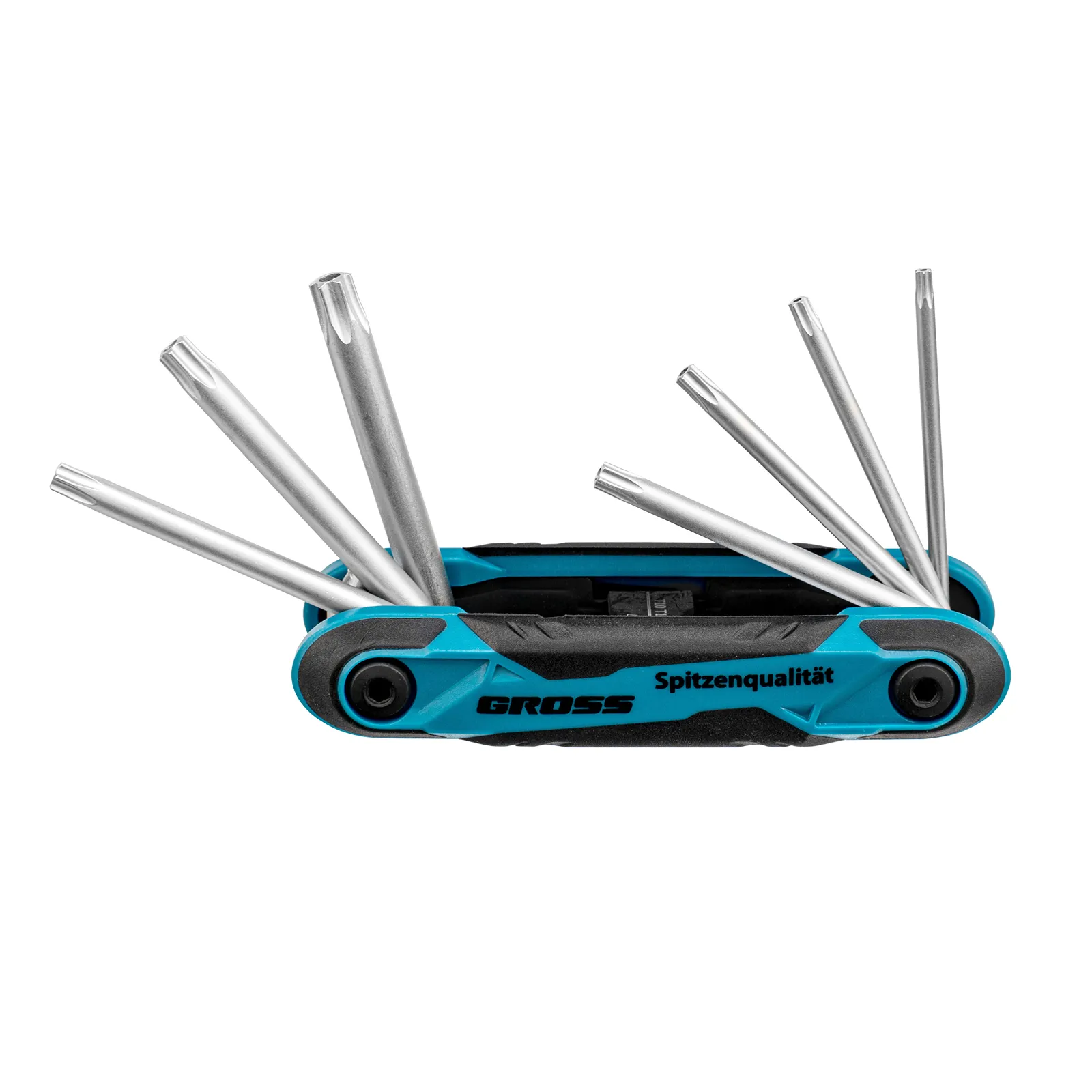 картинка Набор ключей имбусовых Tamper-Torx , складные, 8 шт, CrV Gross от магазина Одежда+