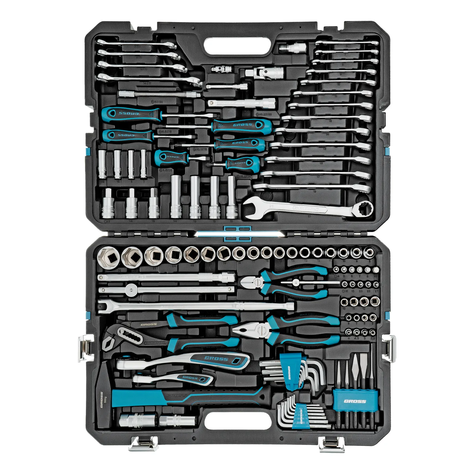 картинка Набор инструментов, 1/4", 1/2", CrV, 120 зубьев, 115 предметов Gross от магазина Одежда+