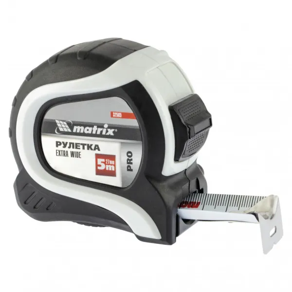 картинка Рулетка Extra Wide,5 м x 27 мм,двухкомпонентный корпус,Pro Matrix от магазина Одежда+