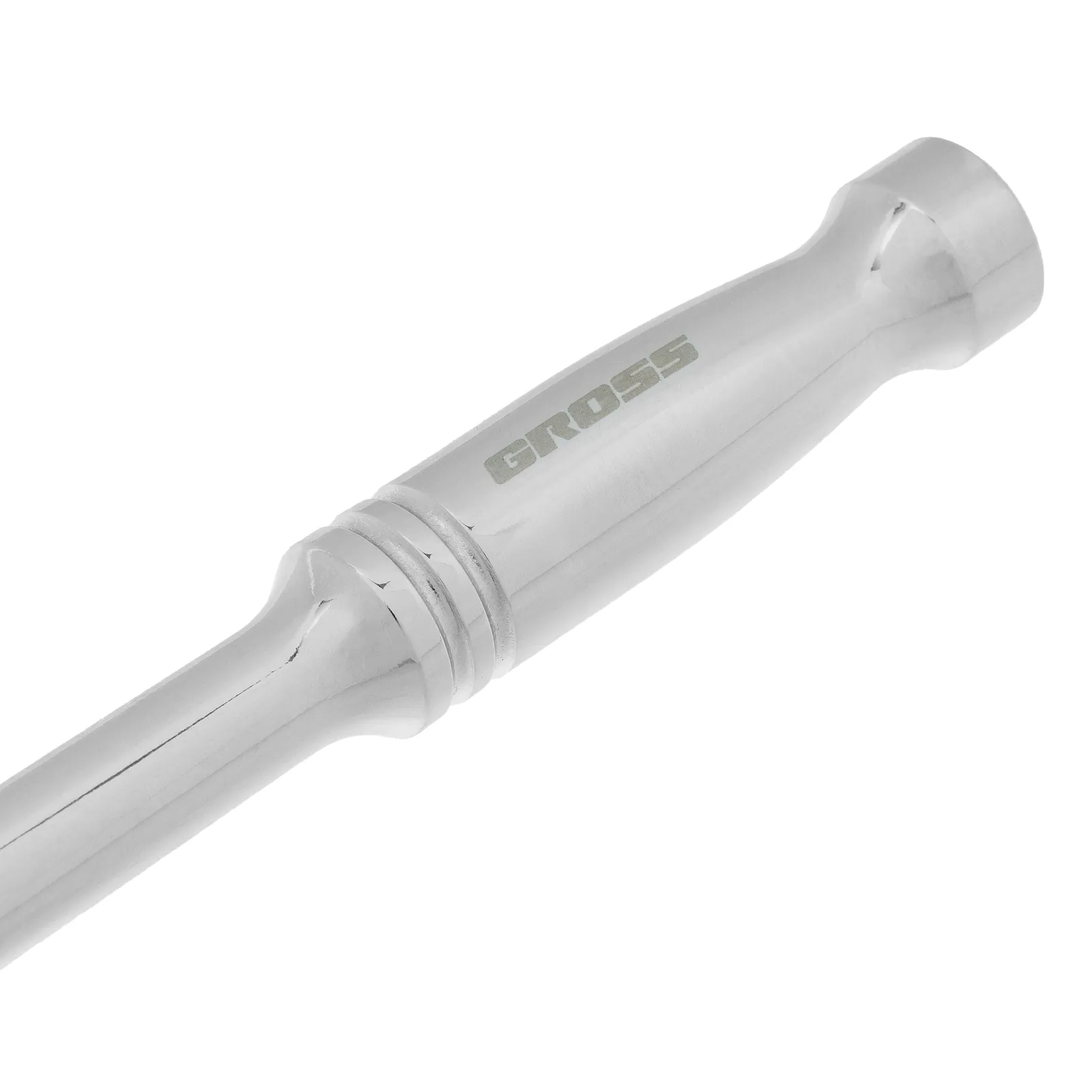 картинка Ключ-трещотка 1/4", CrV, 120 зубьев, цельнометаллический, хром Gross от магазина Одежда+