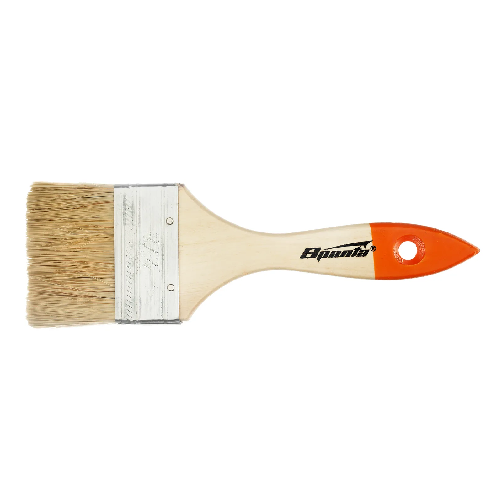картинка Кисть плоская Slimline 2.5" (63 мм) натуральная щетина, деревянная ручка Sparta от магазина Одежда+