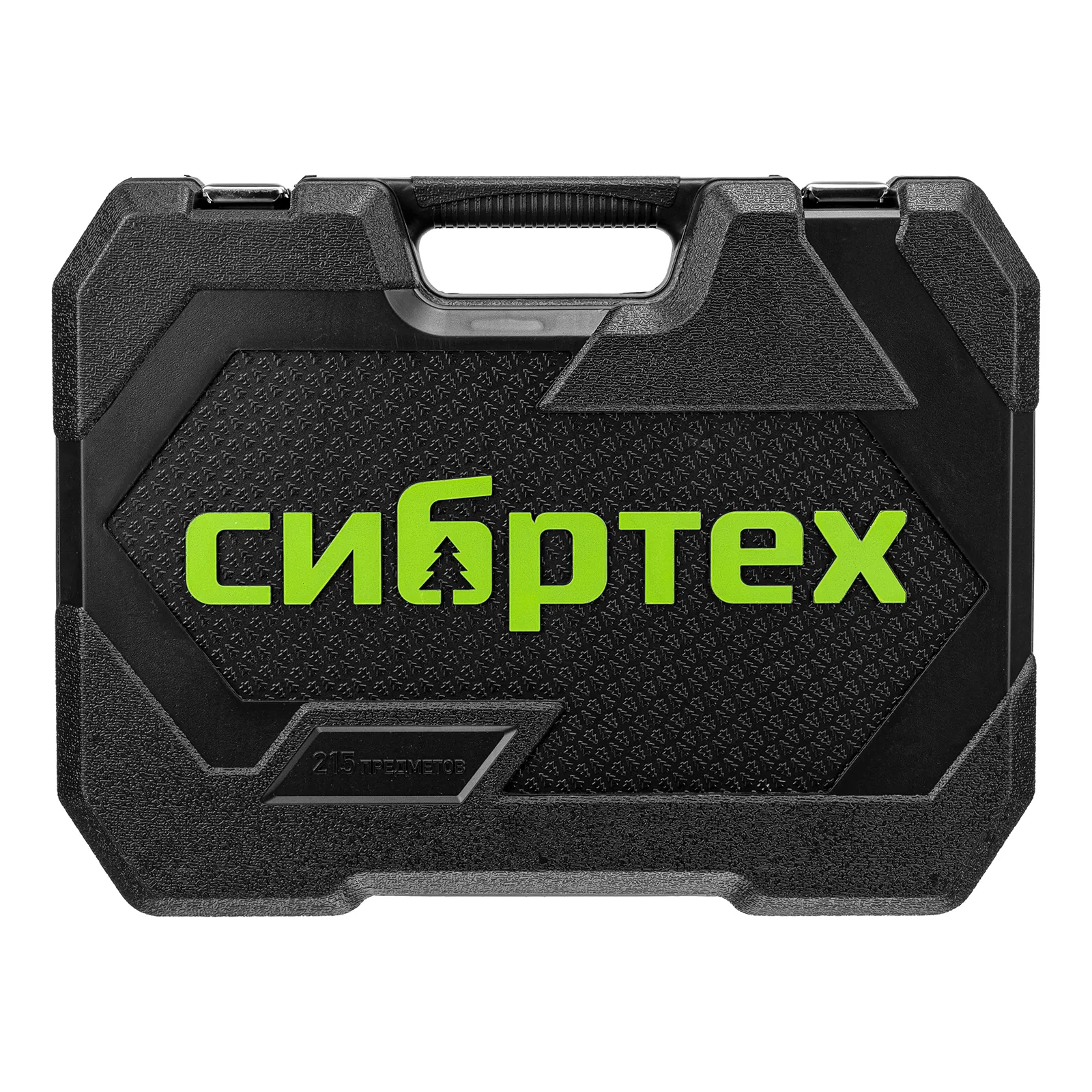 картинка Набор инструментов, 1/2", 3/8", 1/4", пластиковый кейс 215 предм. Сибртех от магазина Одежда+