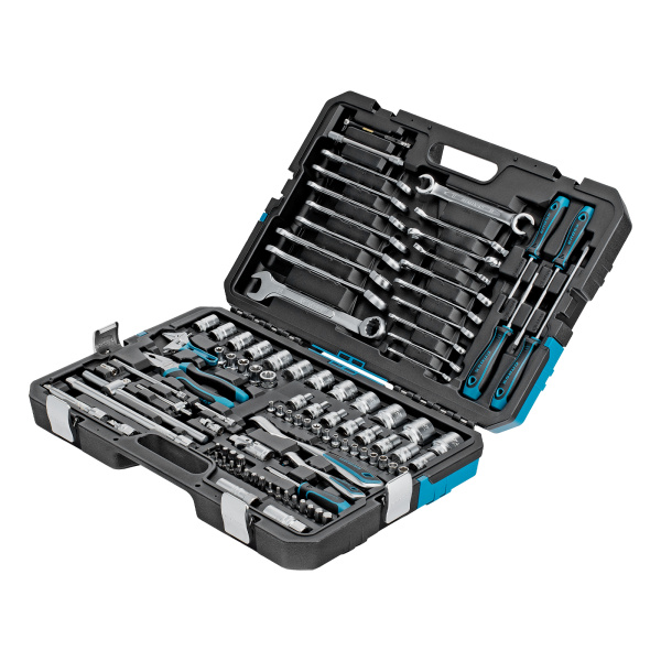 картинка Набор инструментов, 1/4", 1/2", CrV, 120 зубьев, 101 предмет Gross от магазина Одежда+