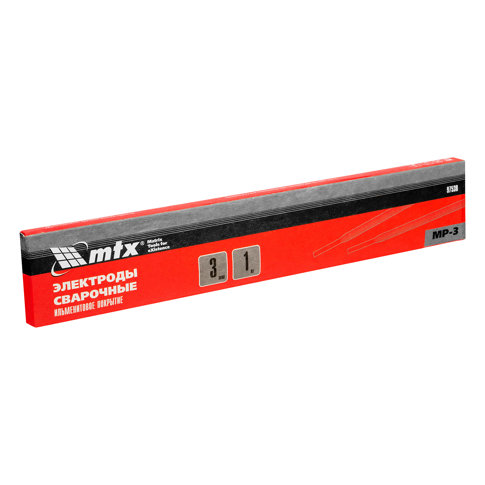 картинка Электроды MP-3, диам. 3 мм, 1 кг., ильменитовое покрытие MTX от магазина Одежда+