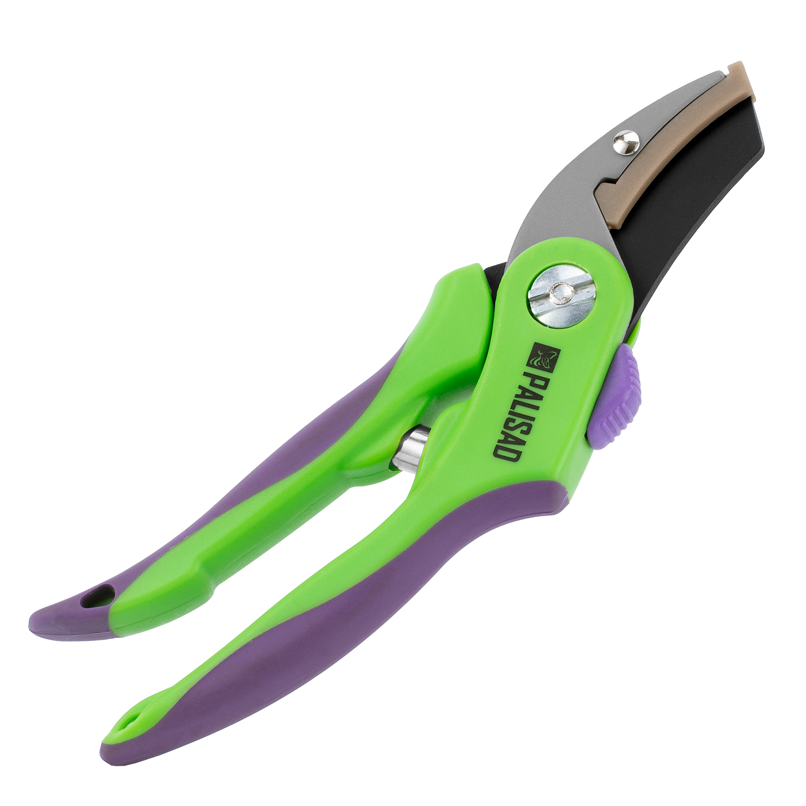 картинка Секатор с наковальней, 200 мм, двухкомпонентные рукоятки, Palisad от магазина Одежда+