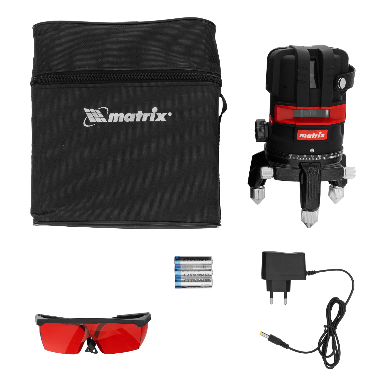 картинка Лазерный уровень ML 05 Red, 20 м, 635 нм, резьба 5/8" Matrix от магазина Одежда+