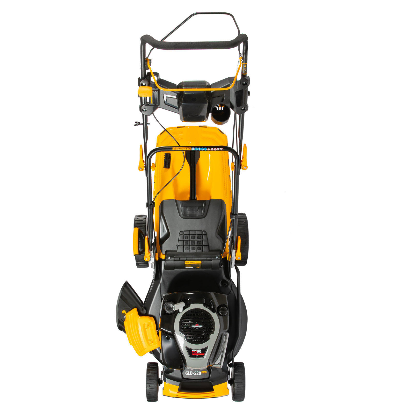 картинка Газонокосилка бензиновая GLD-520SP-BS, 163 см3, Briggs Stratton, ширина 52 см, привод, 60 л Denzel от магазина Одежда+