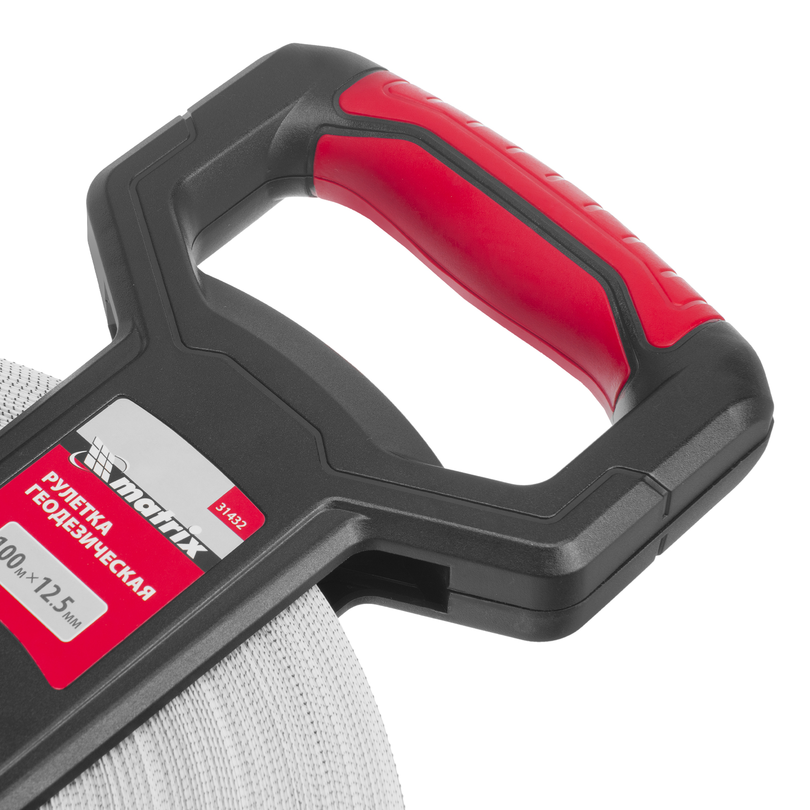 картинка Рулетка геодезическая 100 м х 12,5 мм, открытый корпус, фиберглассовая лента Matrix от магазина Одежда+