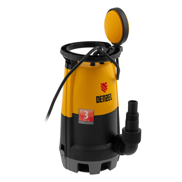 картинка Дренажный насос для чистой и грязной воды DP-600S, 600 Вт, напор 7 м, 13000 л/ч Denzel от магазина Одежда+