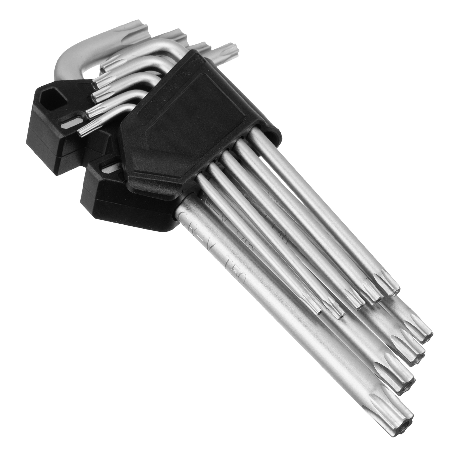 картинка Набор ключей имбусовых Torx-Tempered, TT10-50, CrV, 9 шт., удлиненные Сибртех от магазина Одежда+