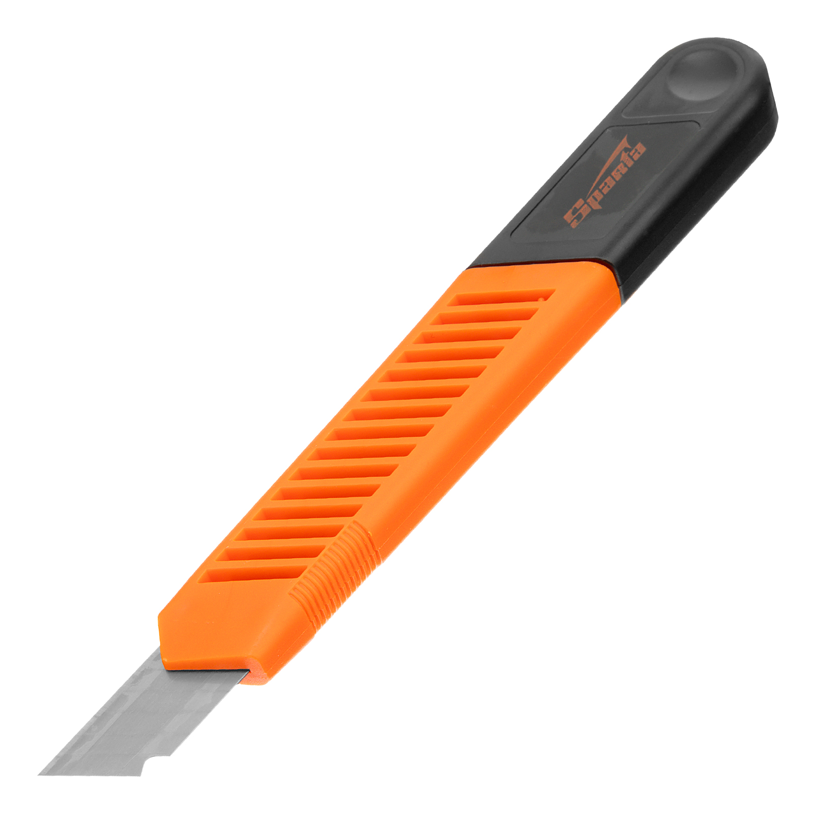 картинка Нож, 18 мм, выдвижное лезвие, пластиковый усиленный корпус Sparta от магазина Одежда+