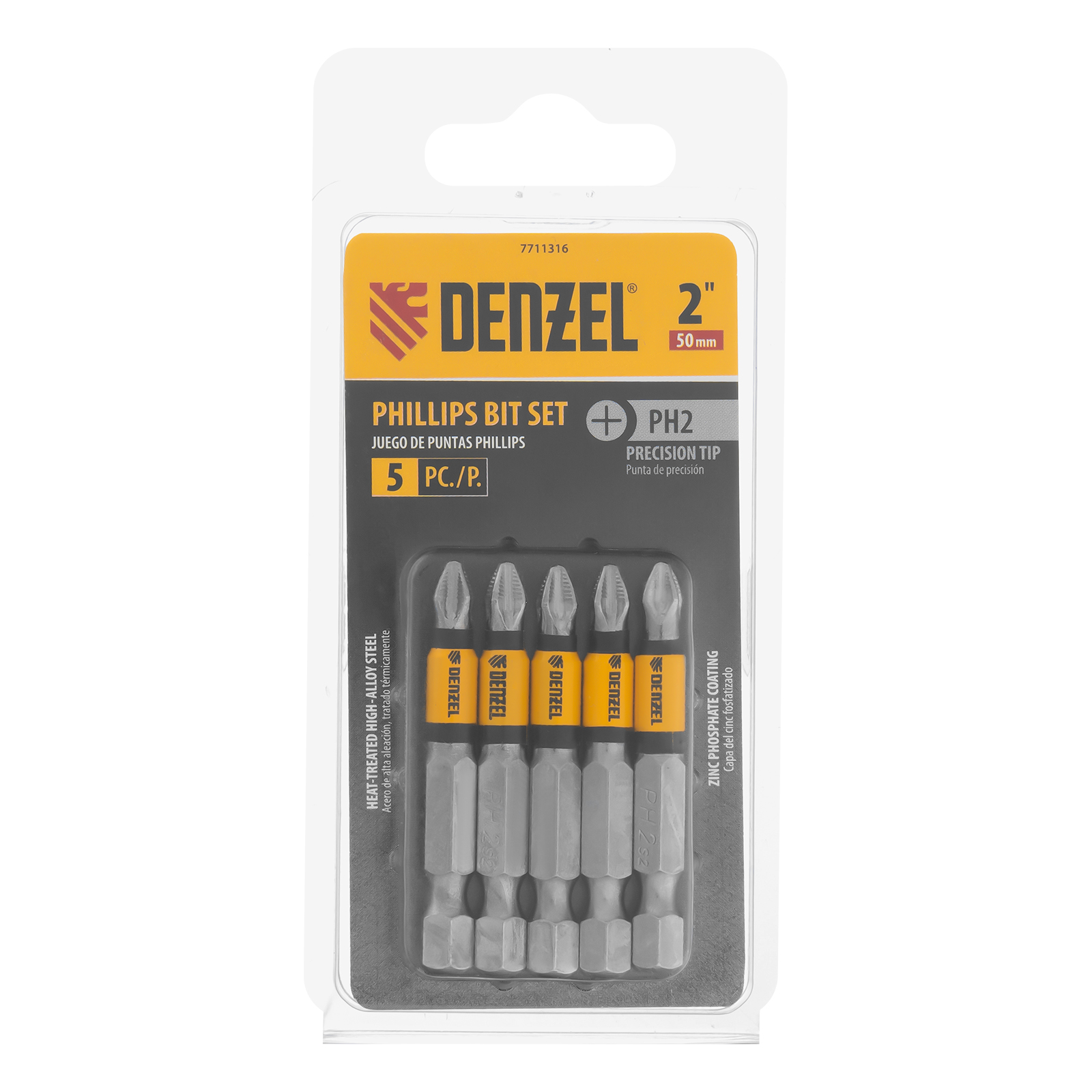 картинка Набор бит, PH2x50, 5 шт. Denzel от магазина Одежда+