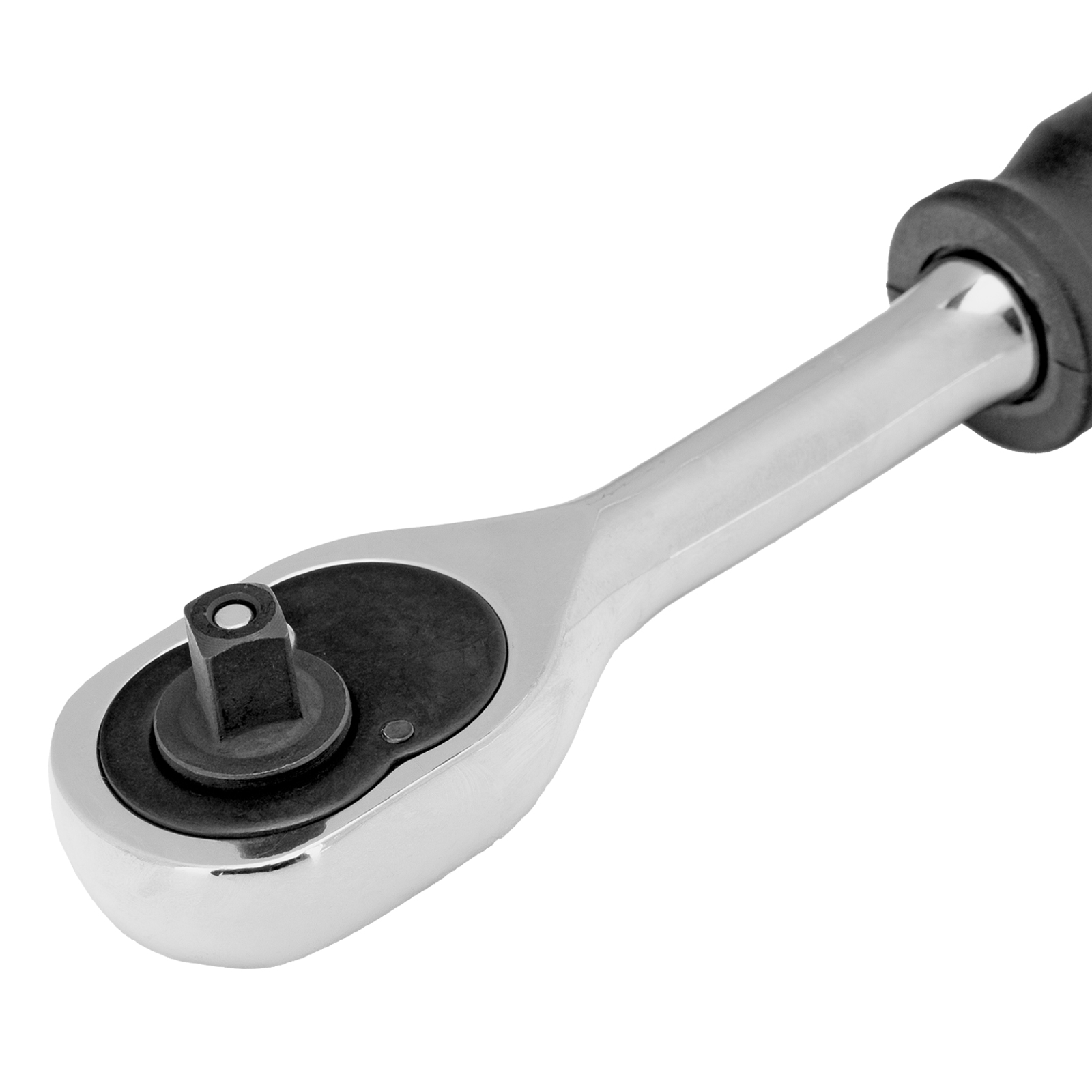 картинка Ключ-трещотка 1/4", 45 зубьев, с быстрым сбросом, CrV, хром Сибртех от магазина Одежда+