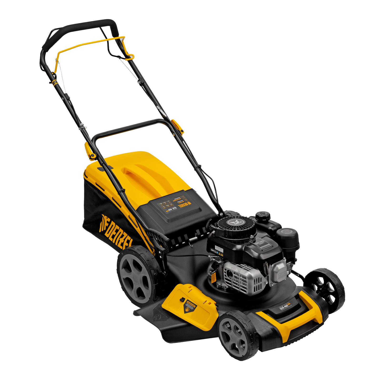 картинка Газонокосилка бензиновая GLR-460SP-ZS, 149 см3, ширина 46 см, привод, травосборник 65 л Denzel от магазина Одежда+