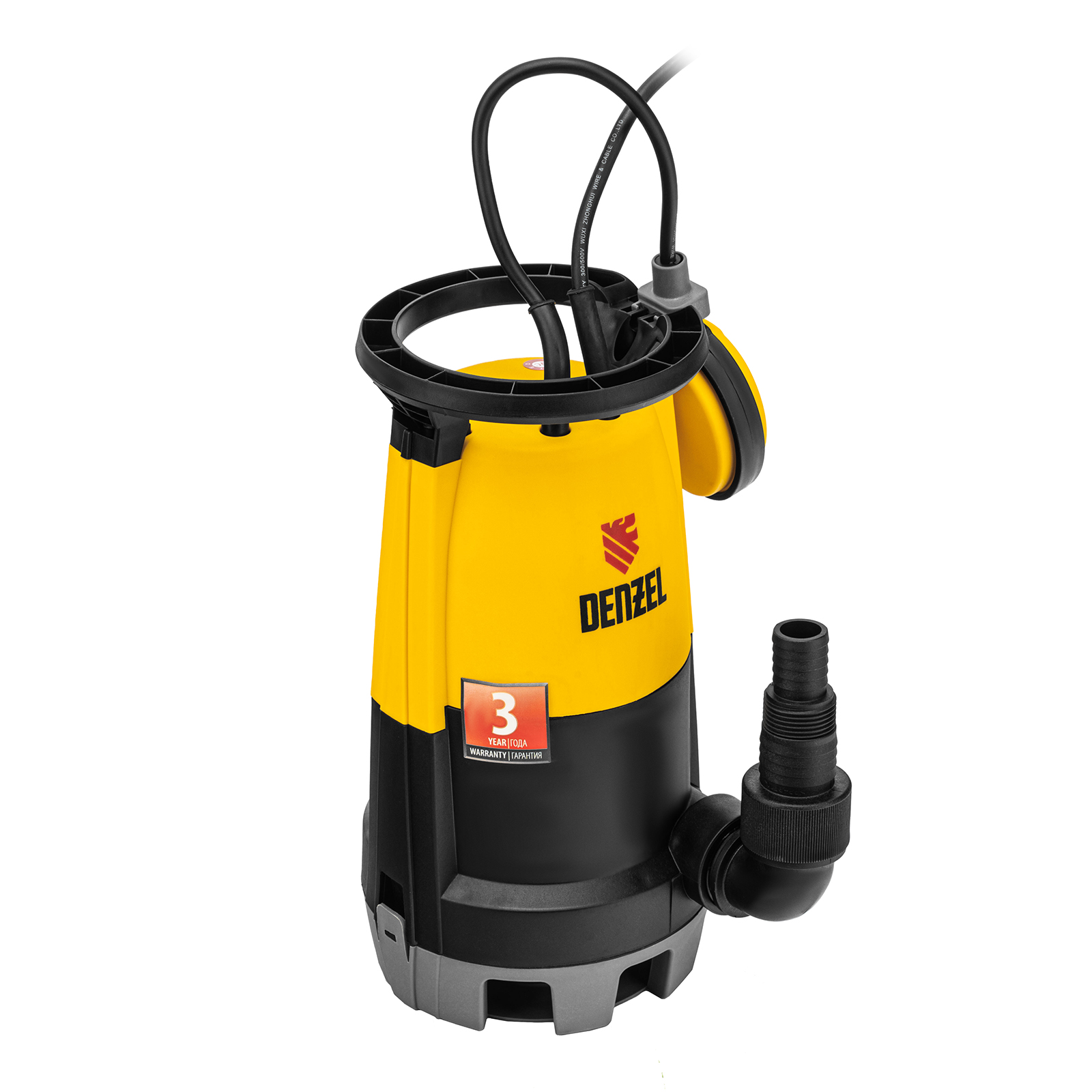 картинка Дренажный насос для чистой и грязной воды DP450S, 450 Вт, напор 6 м, 12000 л/ч Denzel от магазина Одежда+