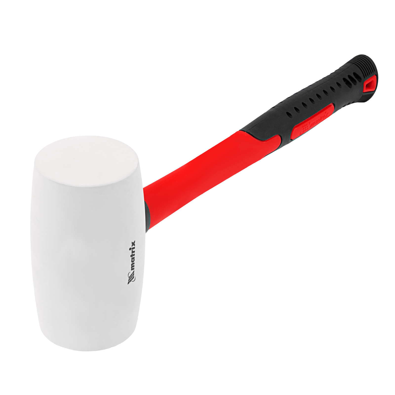картинка Киянка резиновая, 910 г, белая резина, фибергласовая рукоятка Matrix от магазина Одежда+