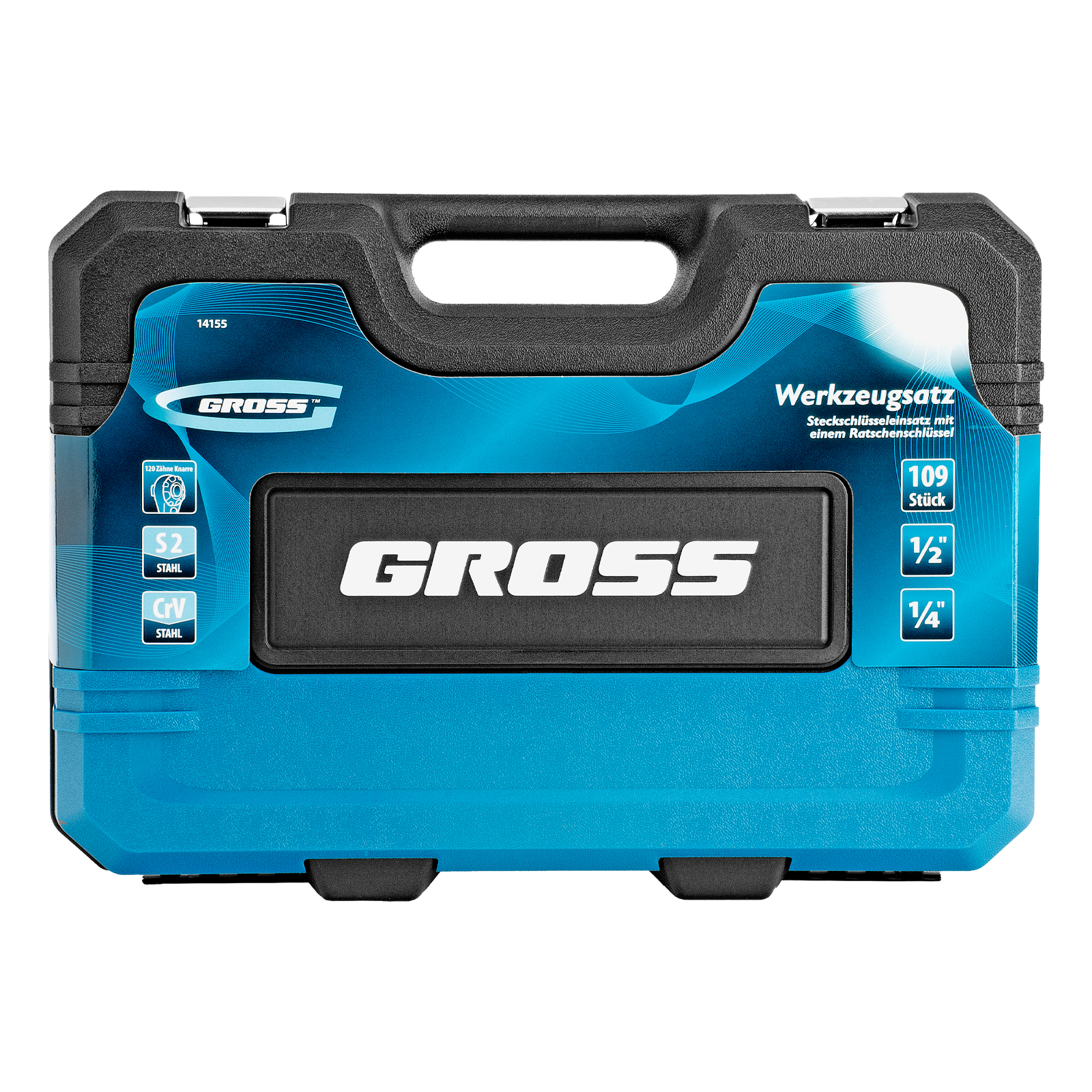 картинка Набор инструментов, 1/4", 1/2", CrV, 120 зубьев, 109 предметов Gross от магазина Одежда+