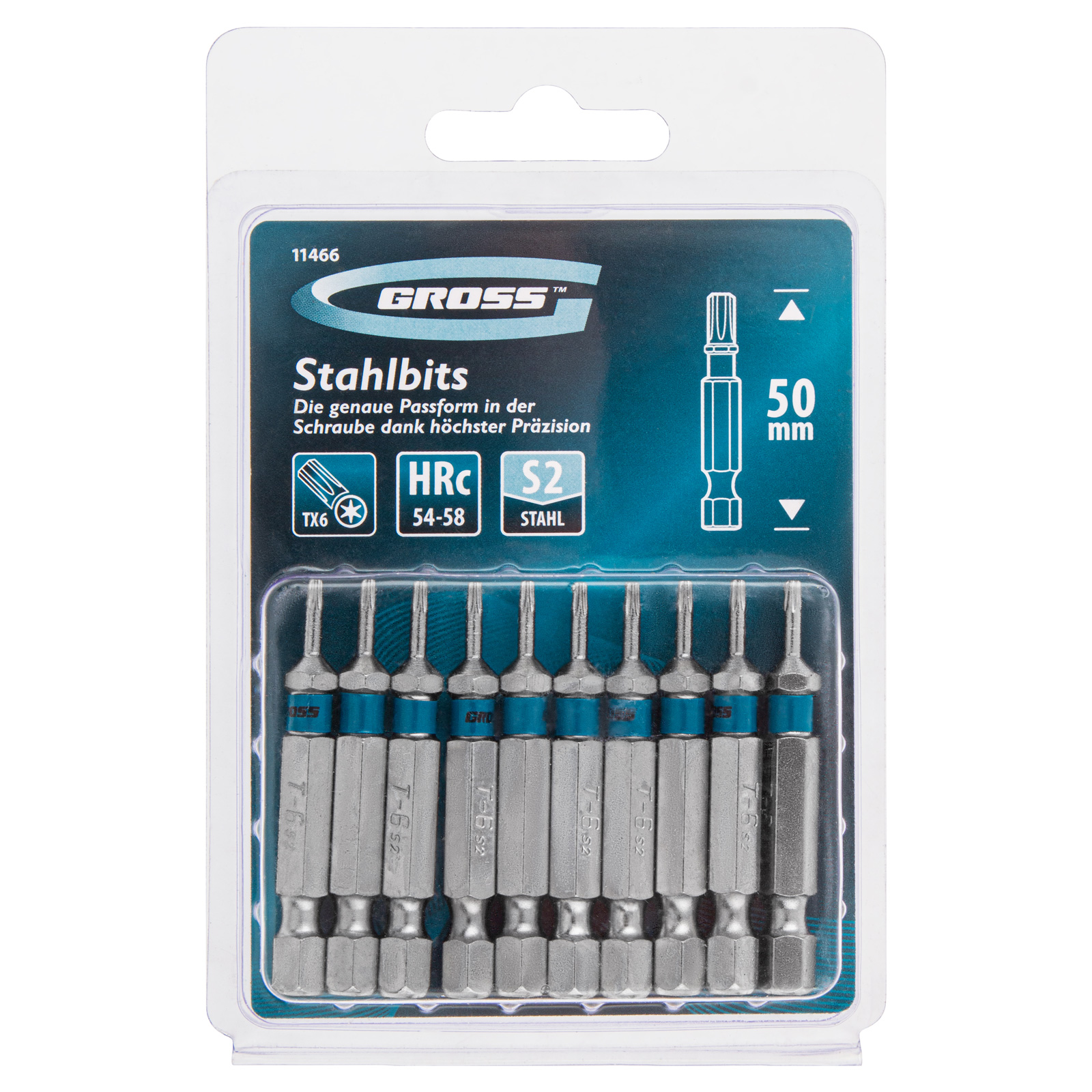 картинка Бита Torx 6 х 50, сталь S2, 10 шт. Gross от магазина Одежда+