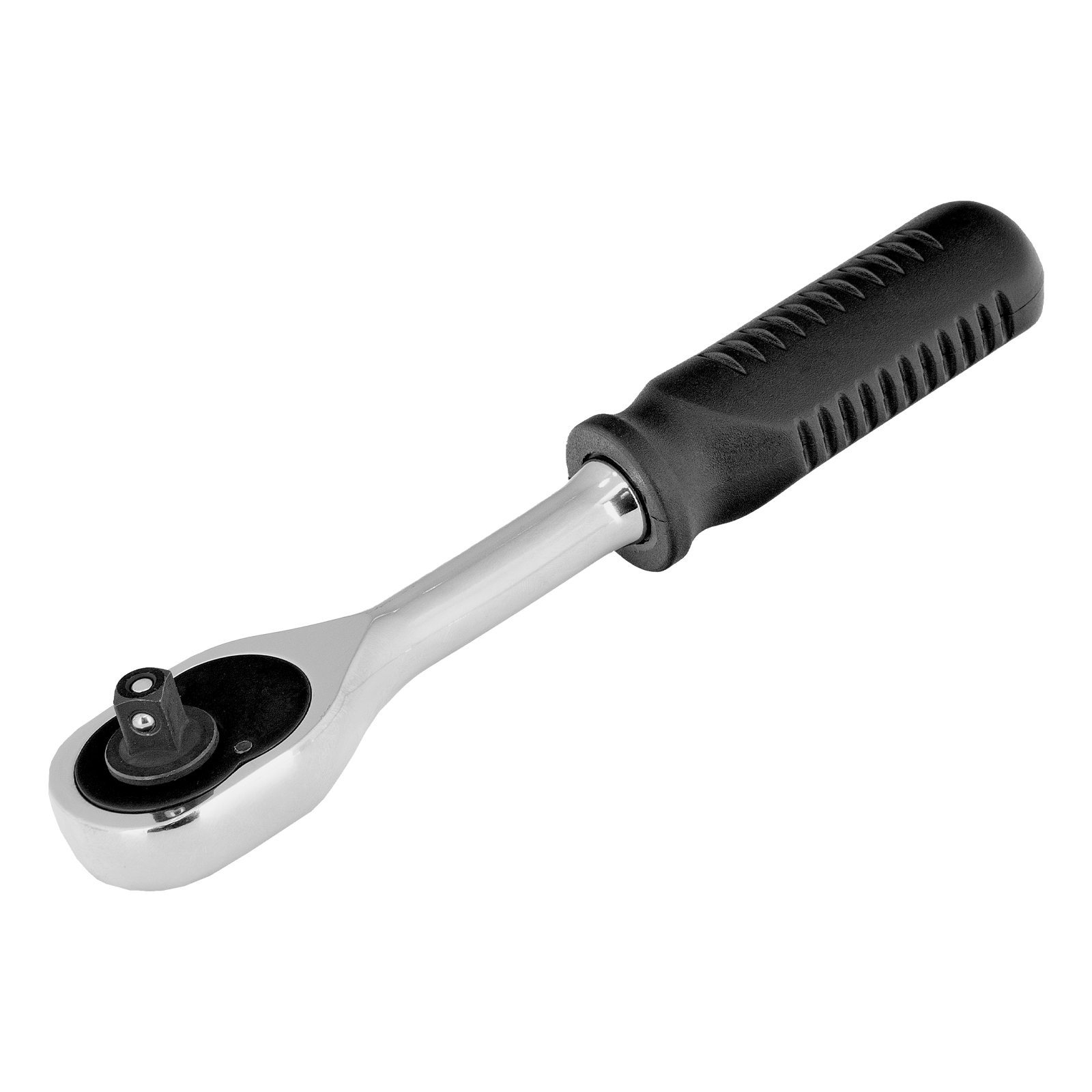 картинка Ключ-трещотка 1/4", 45 зубьев, с быстрым сбросом, CrV, хром Сибртех от магазина Одежда+