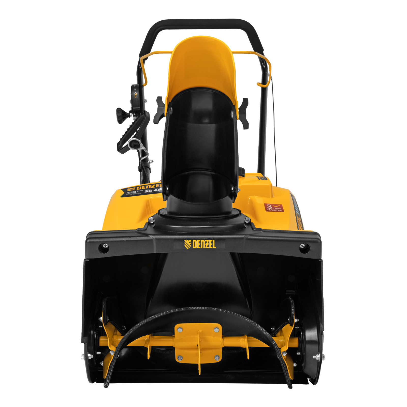 картинка Бензиновая снегоуборочная машина SB 460 Sled, 99cc, лыжи ручной старт// Denzel от магазина Одежда+