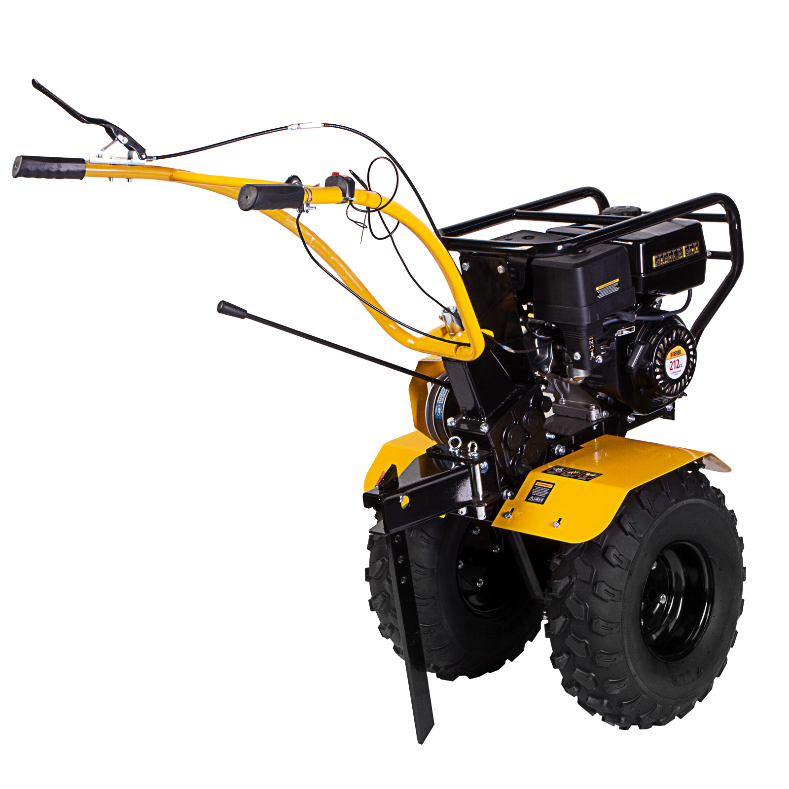 картинка Мотоблок DPT-370-PRO, 7 л.с, ременное сцепление, ширина 90 см, глубина 35 см, фрез 3 х 4, ШОМ, перед от магазина Одежда+