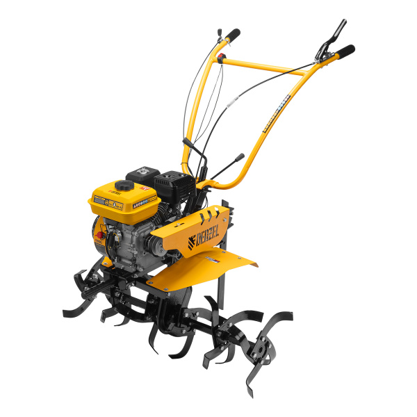 картинка Мотоблок DPT-370S, 7 л.с., ремен.сцеп, фрез 3х4, ШОМ, передачи 3В/1Н Denzel от магазина Одежда+