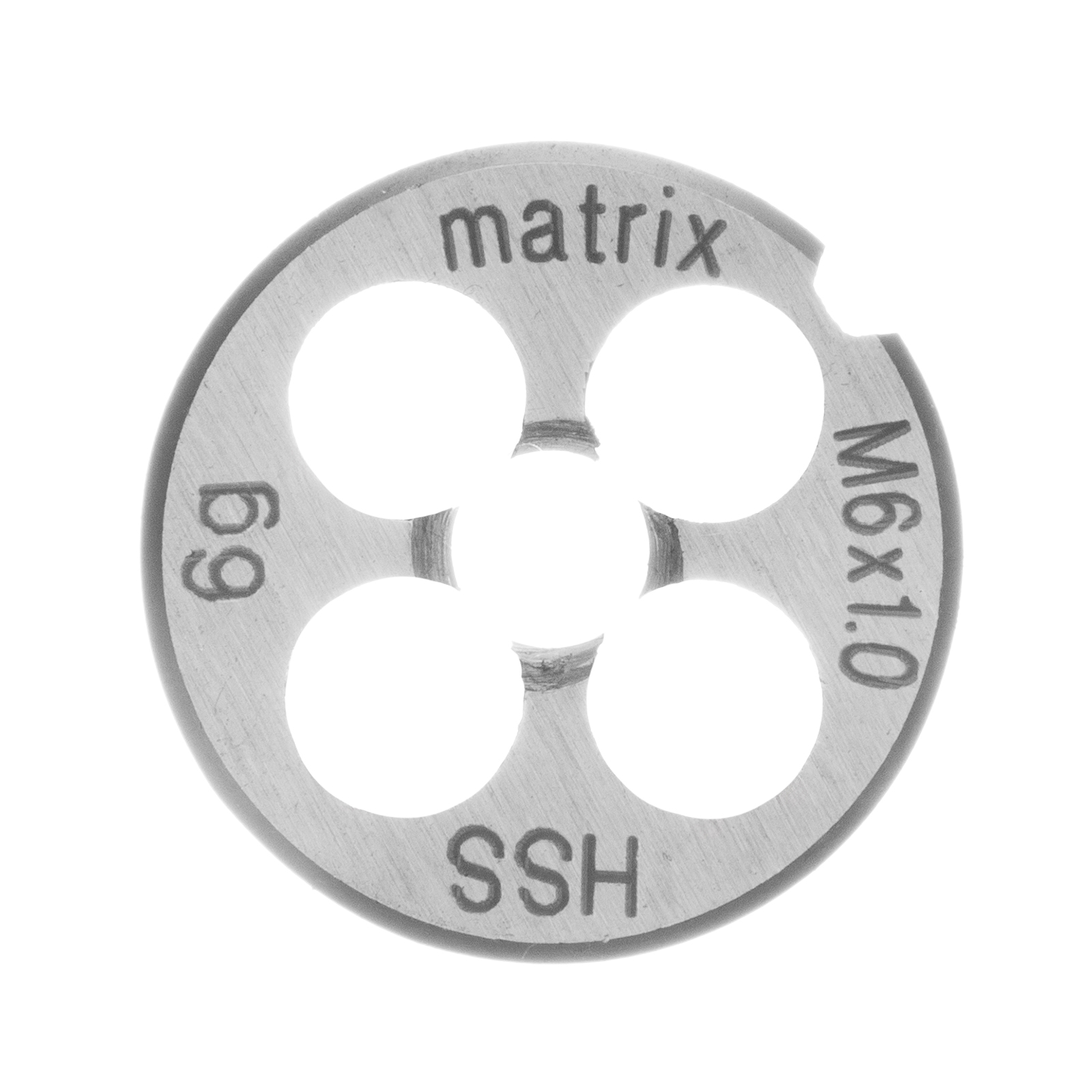 картинка Плашка М6 х 1 мм, Р6М5 Matrix от магазина Одежда+