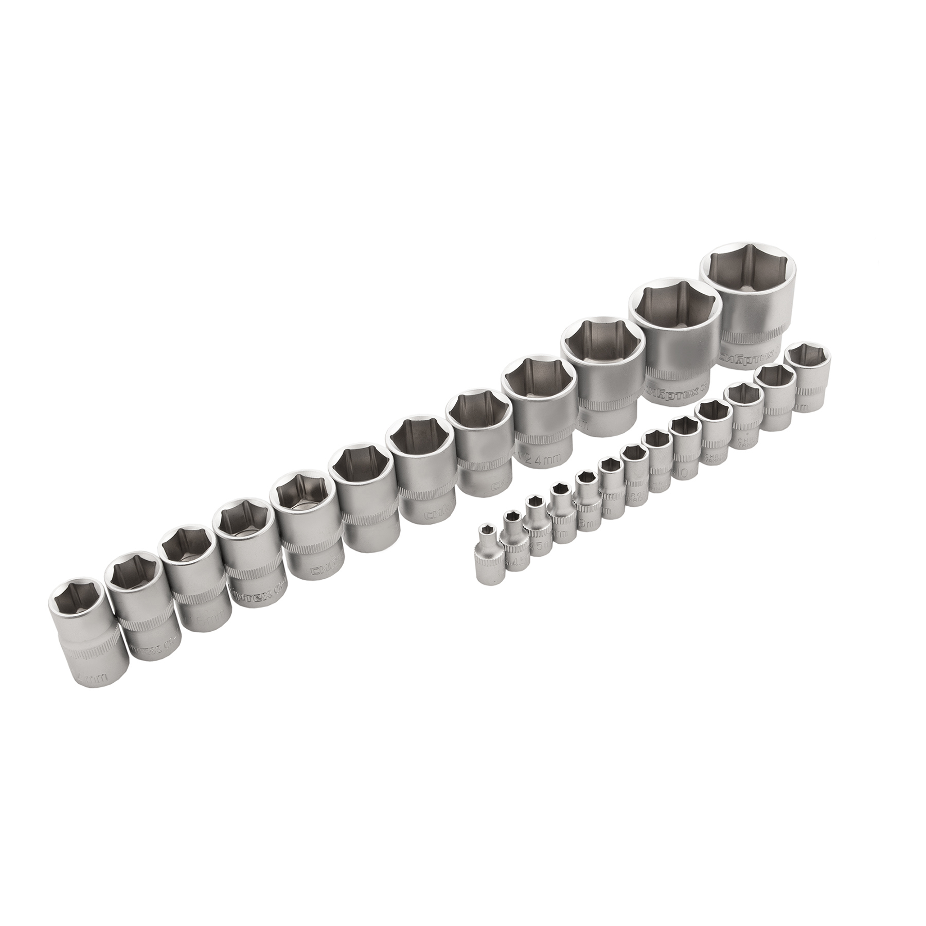 картинка Набор инструментов 82 предмета, CrV, 1/2", 1/4" Сибртех от магазина Одежда+