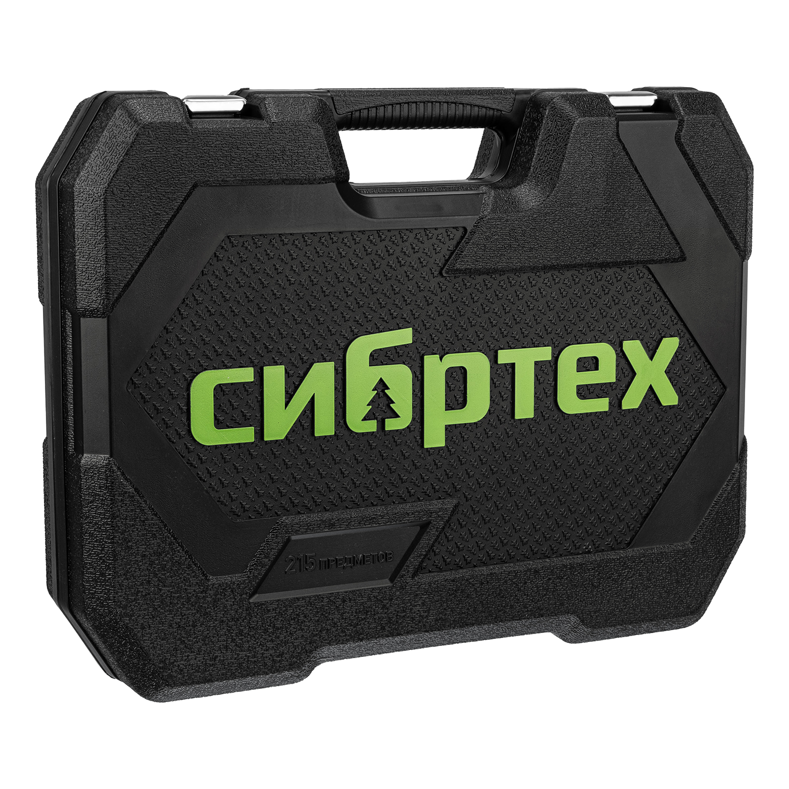картинка Набор инструментов, 1/2", 3/8", 1/4", пластиковый кейс 215 предм. Сибртех от магазина Одежда+