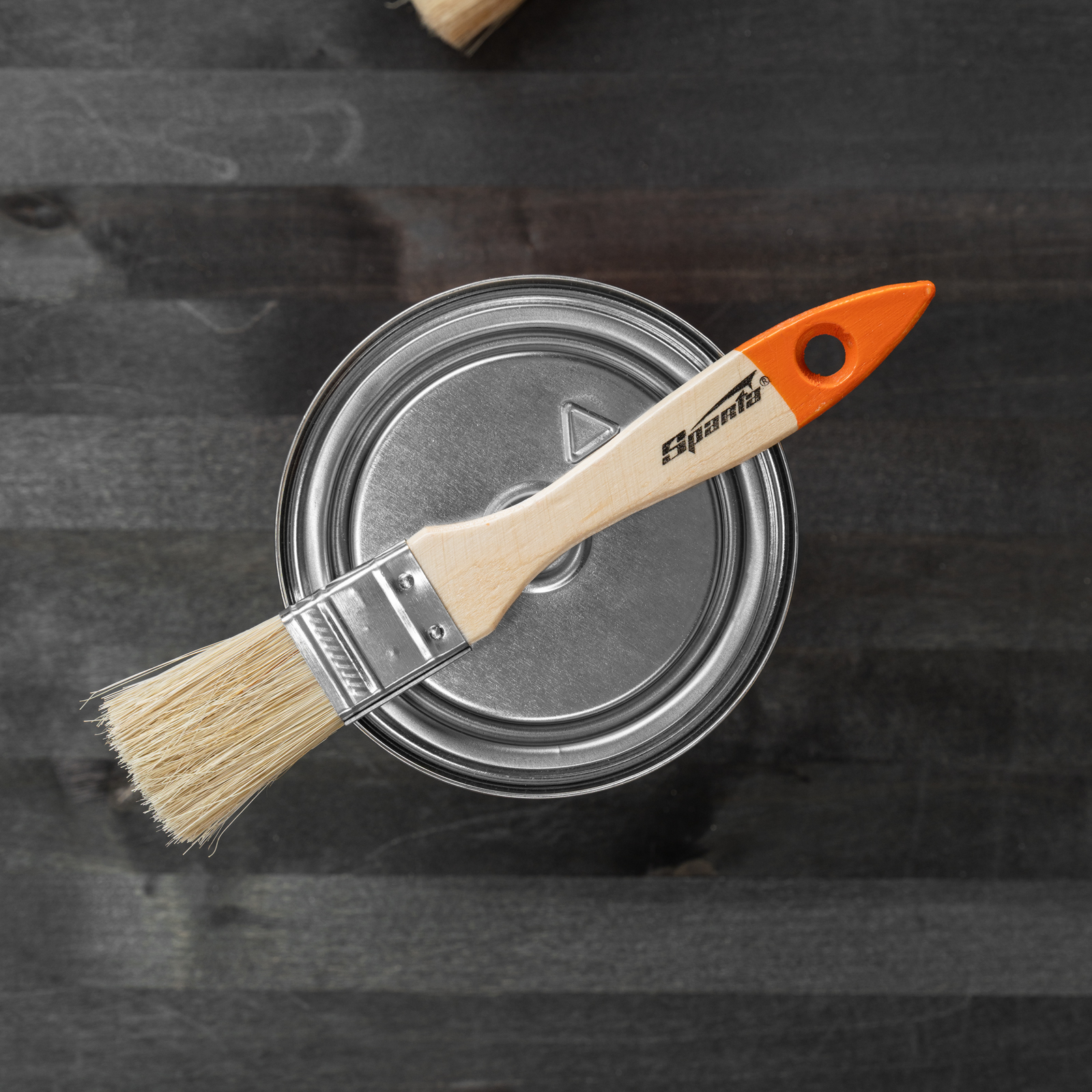 картинка Кисть плоская Slimline 1" (25 мм) натуральная щетина, деревянная ручка Sparta от магазина Одежда+