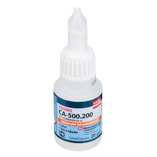 картинка COSMOFEN Клей секундный цианоакрилатный CA-12 Cosmo ca 500.200 20 г от магазина Одежда+