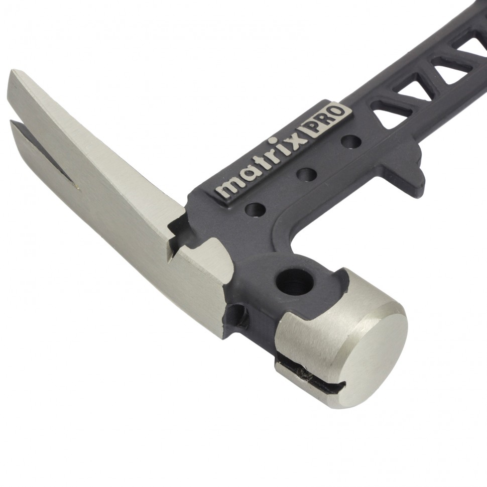 картинка Молоток строительный, 450 г, цельнокованый, боек с магнитом, двухкомпонентная обрезиненная рукоятка  от магазина Одежда+
