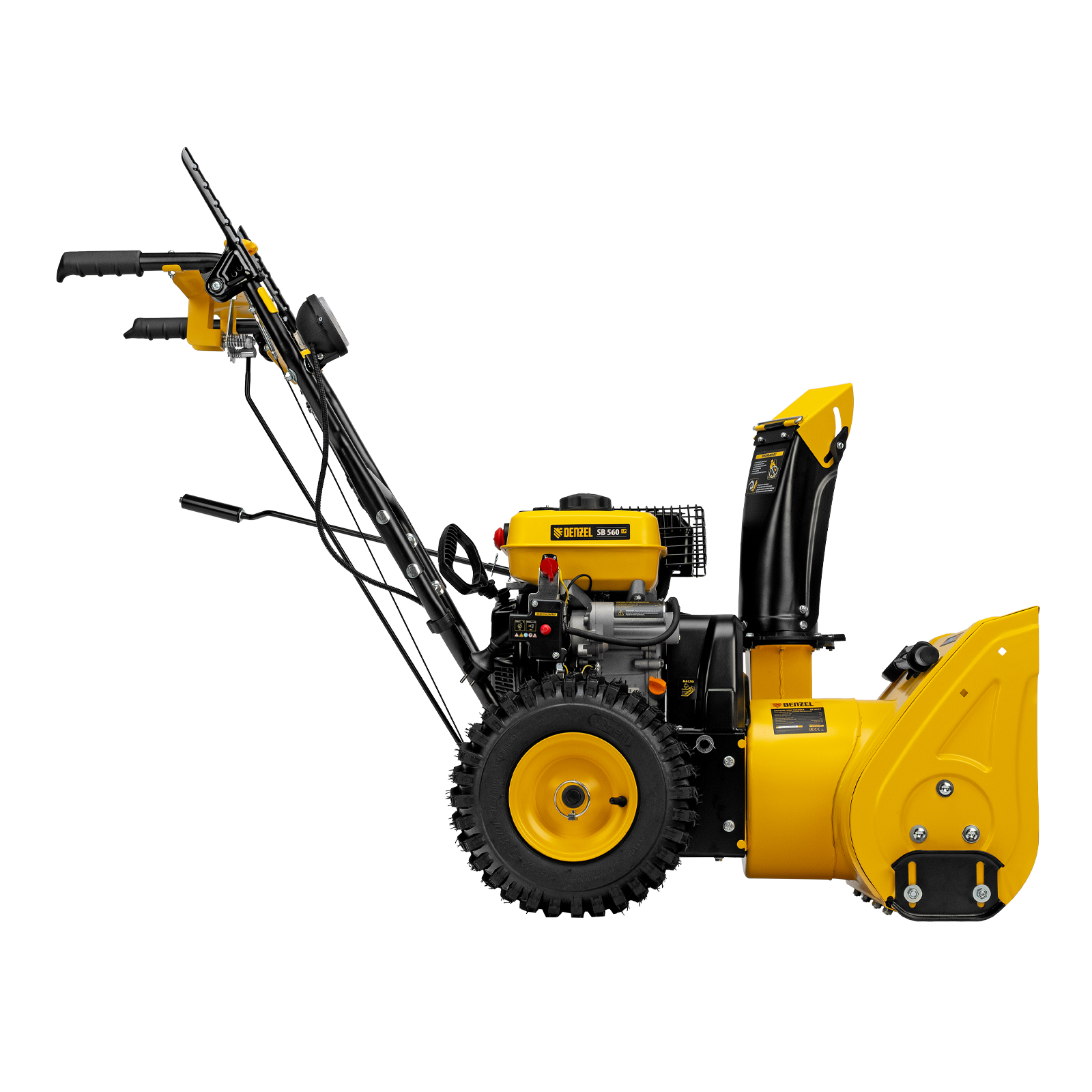 картинка Бензиновая снегоуборочная машина SB 560 LP, 212 cc, электростартер, фара Denzel от магазина Одежда+