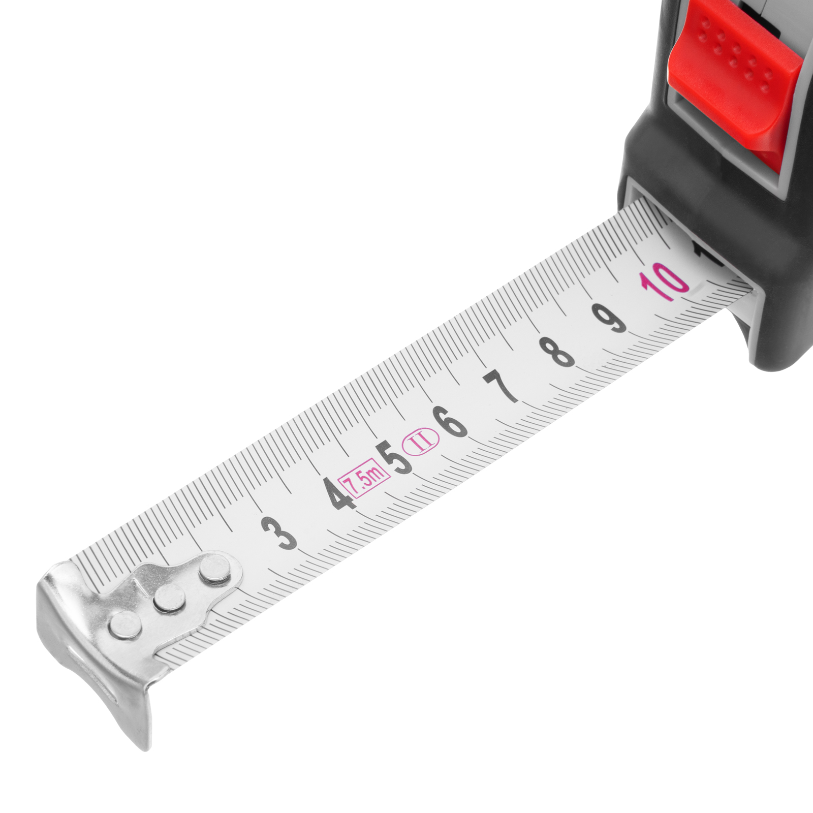 картинка Рулетка Continuous fixation,7,5 м х 25 мм,двухкомпонентный корпус,плавная фиксация Matrix от магазина Одежда+