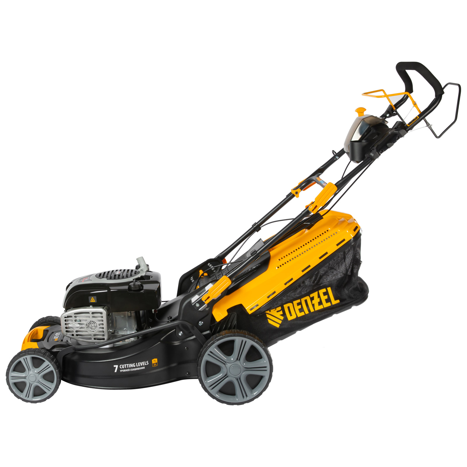 картинка Газонокосилка бензиновая GLD-520SP-BS, 163 см3, Briggs Stratton, ширина 52 см, привод, 60 л Denzel от магазина Одежда+