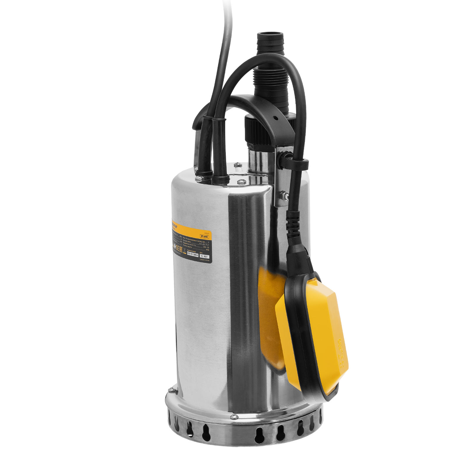 картинка Дренажный насос DP600X, 600 Вт, подъем 7.5 м, 8500 л/ч Denzel от магазина Одежда+