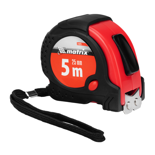картинка Рулетка Status Magnet fixation,5 м х 25 мм,обрезиненный корпус,зацеп с магнитом Matrix от магазина Одежда+