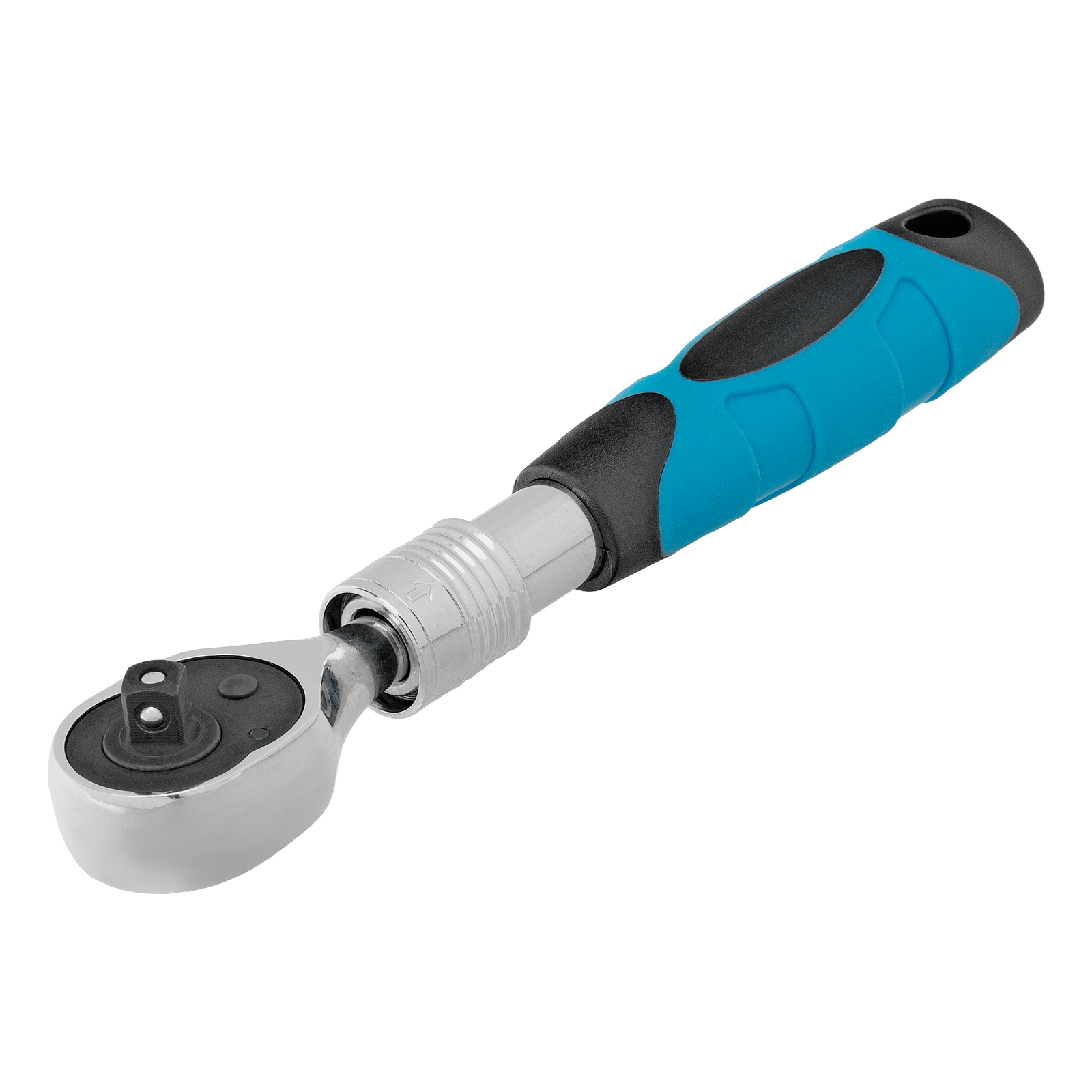 картинка Ключ-трещотка телескопический 1/4", 150-200 мм, CrV, 72 зуба, с быстрым сбросом, хром Gross от магазина Одежда+