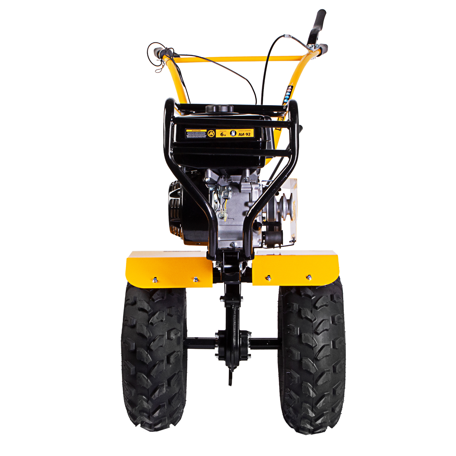 картинка Мотоблок DPT-370-PRO, 7 л.с, ременное сцепление, ширина 90 см, глубина 35 см, фрез 3 х 4, ШОМ, перед от магазина Одежда+