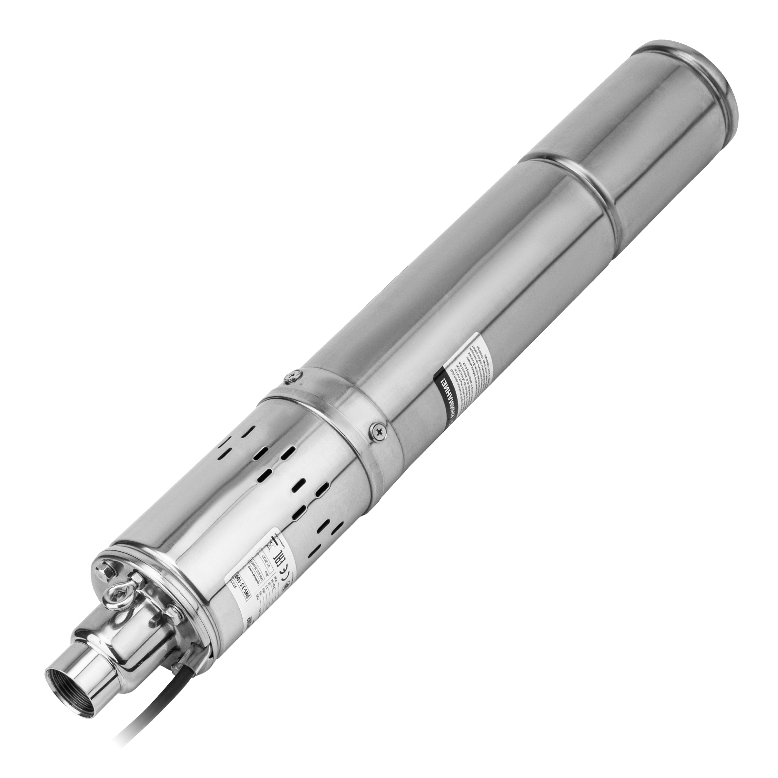 картинка Скважинный насос DWS-3,5-100, винтовой, диаметр 3,5", 800 Вт, 1700 л/ч, напор 100 м Denzel от магазина Одежда+