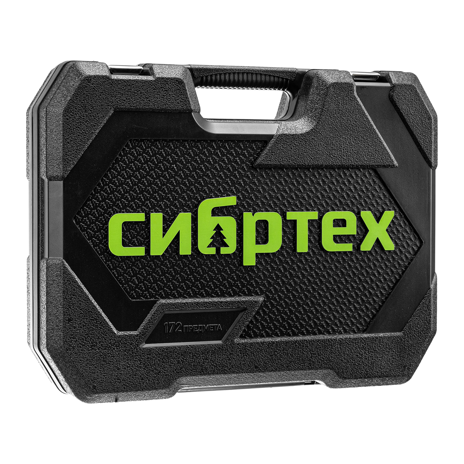 картинка Набор инструментов, 1/2", 3/8", 1/4", пластиковый кейс 172 предм. Сибртех от магазина Одежда+