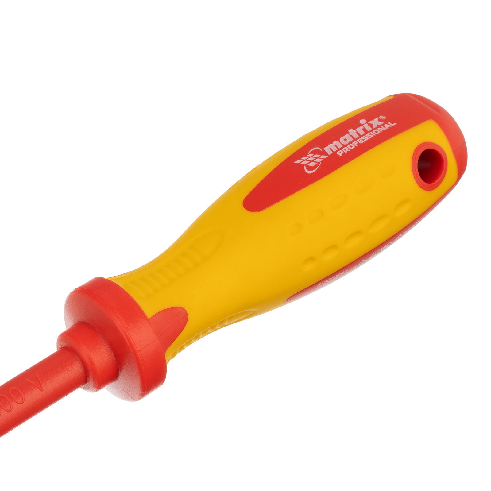картинка Отвертка Insulated, SL6.5 x 150 мм, CrMo, до 1000 В, двухкомпонентная рукоятка Matrix Professional от магазина Одежда+