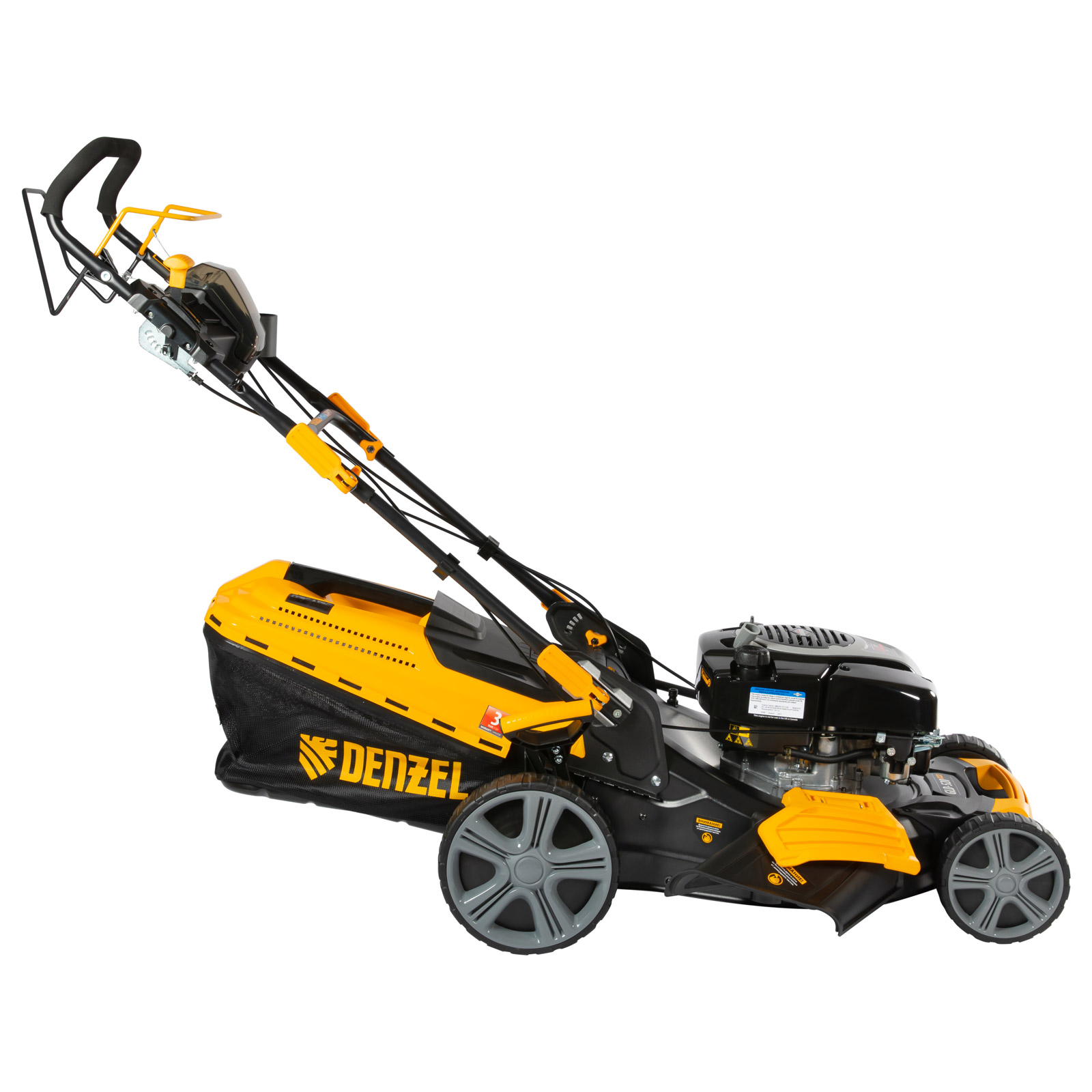 картинка Газонокосилка бензиновая GLD-520SP-BS, 163 см3, Briggs Stratton, ширина 52 см, привод, 60 л Denzel от магазина Одежда+
