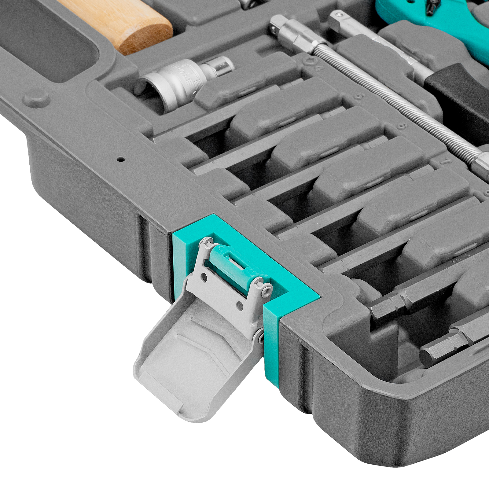 картинка Набор инструментов, 1/4", 1/2", Cr-V, S2, усиленный кейс, 119 предметов Stels от магазина Одежда+