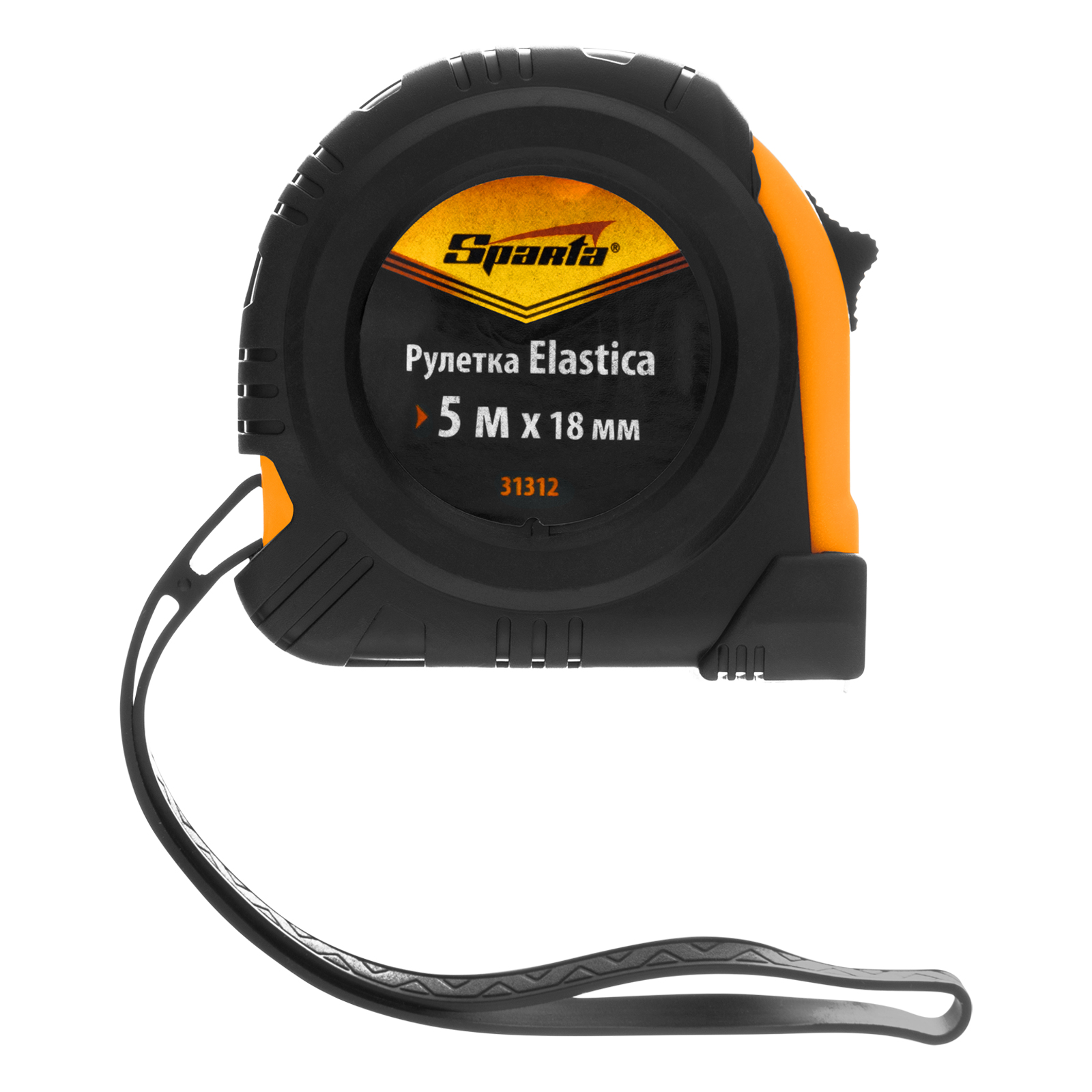 картинка Рулетка Elastica,5 м х 18 мм,обрезиненный корпус Sparta от магазина Одежда+