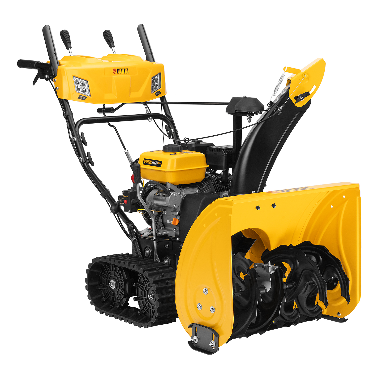 картинка Бензиновая снегоуборочная машина SBM 610DT PRO, 212cc, гусеницы, эл.старт, блок. дифф. Denzel от магазина Одежда+