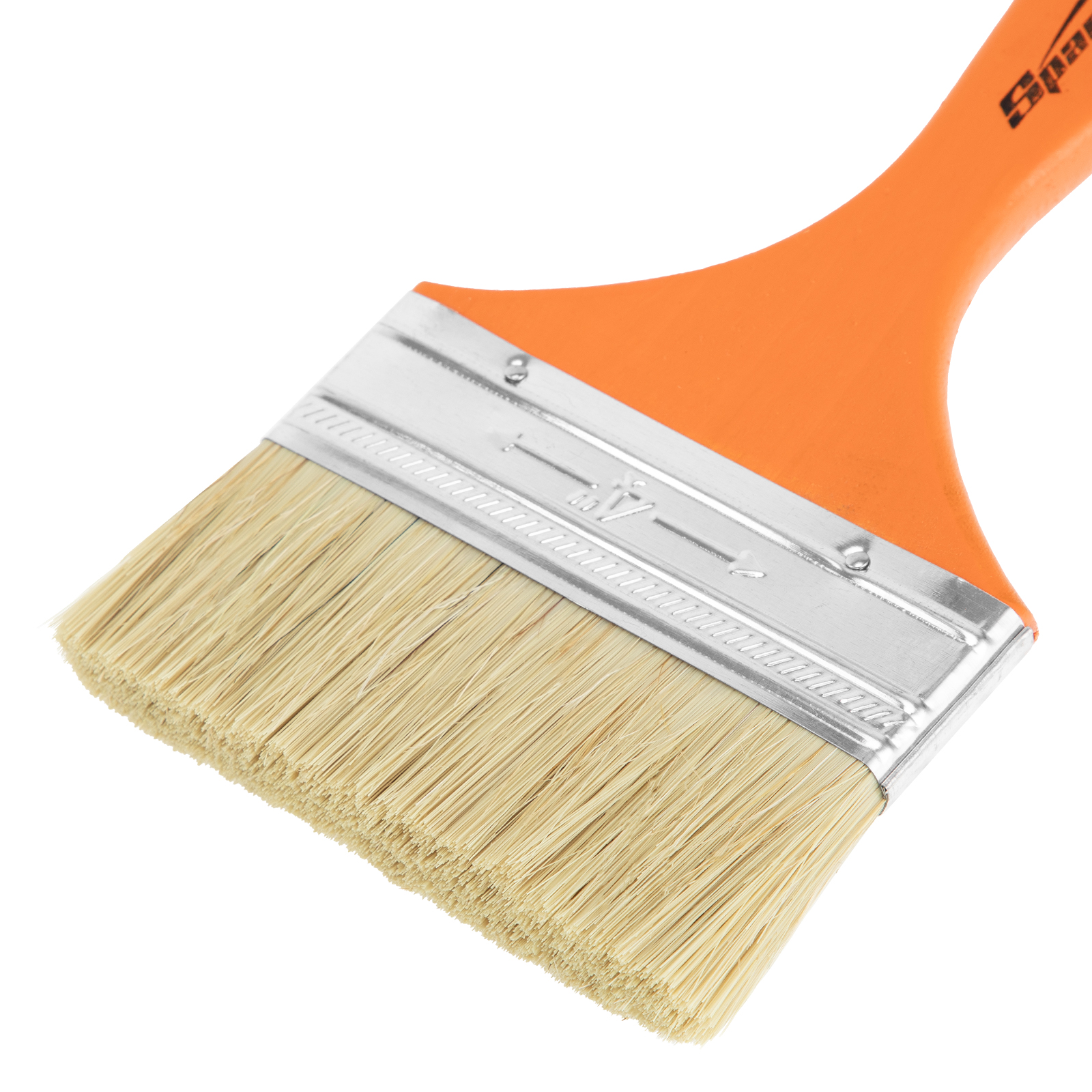 картинка Кисть плоская Slimline 4" (100 мм) натуральная щетина, деревянная ручка Sparta от магазина Одежда+